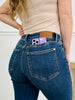 Judy Blue Say Less Bootcut Jeans with Cellphone Pocket