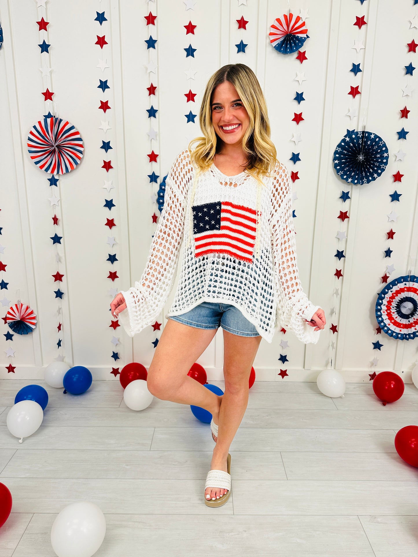 Star Spangled Sweetheart Top In Multiple Colors