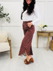 Easy Roamer Pants In Mocha Dots
