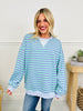 Stripe Hype Pullover Top in Four Colors