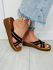 Steady Glow Sandals In Black