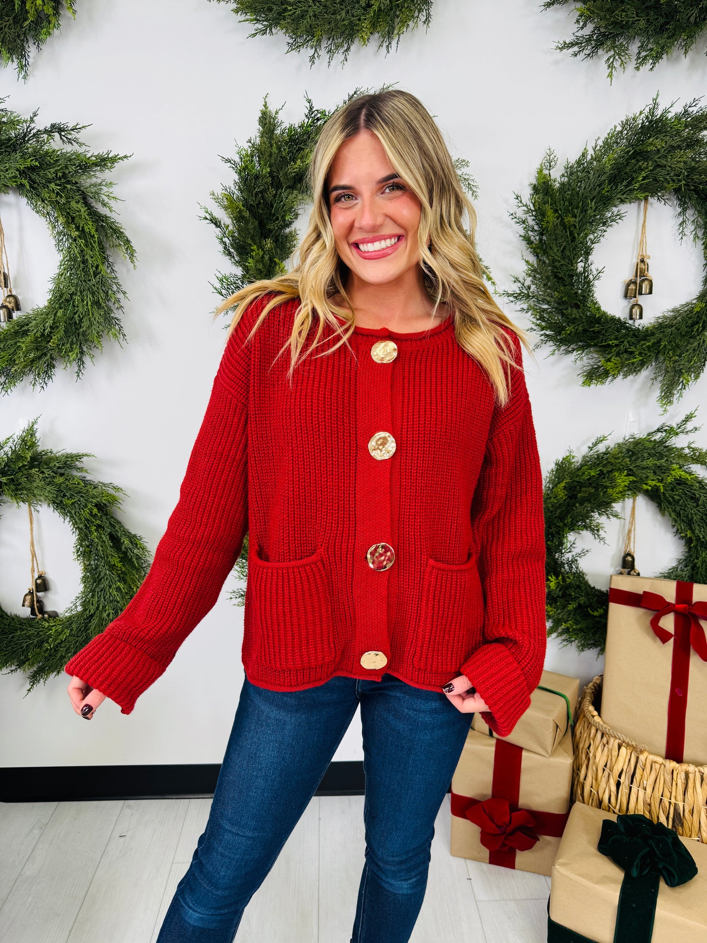 Buttoned In Style Sweater In Multiple Colors