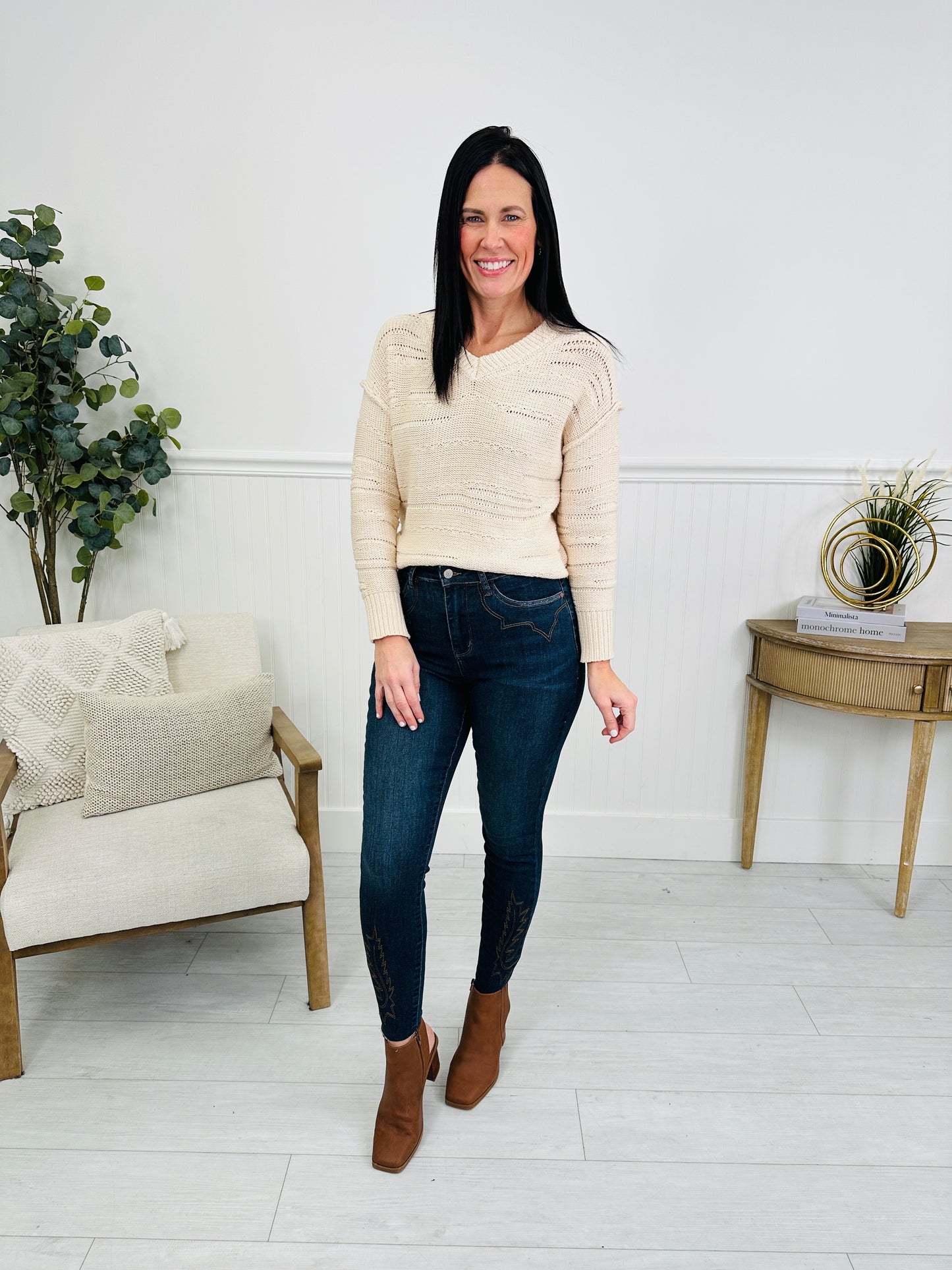 Judy Blue Stitched in Style Skinny Jeans