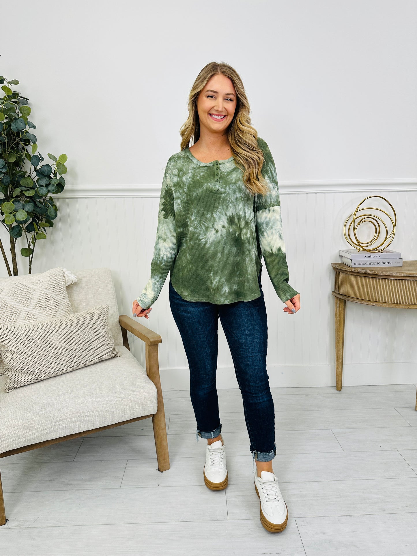 Simply Soothed Top In Olive