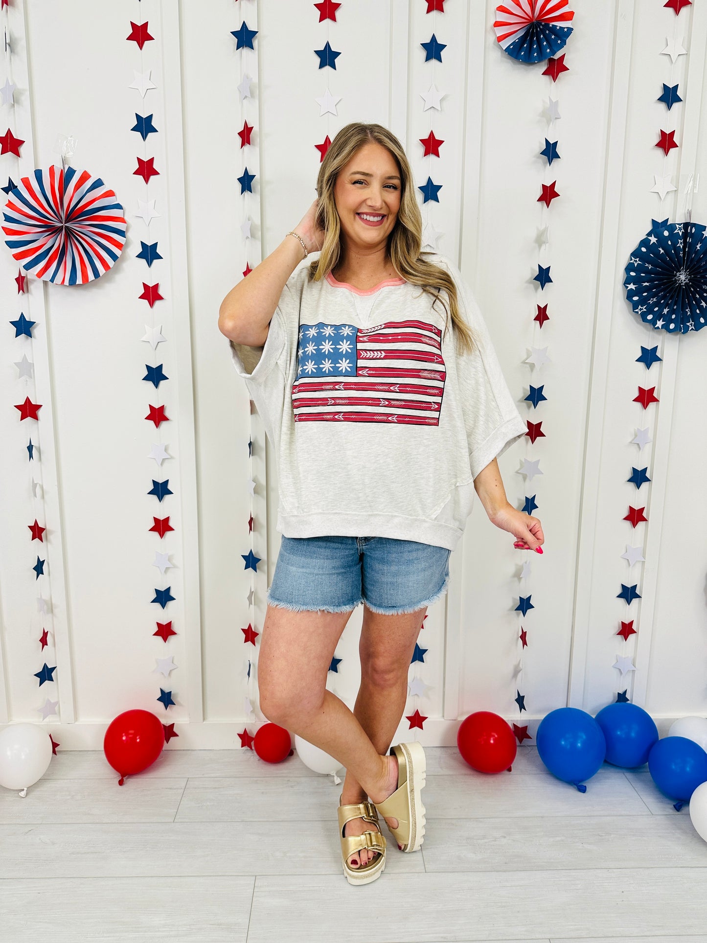 Weekend Patriot Top