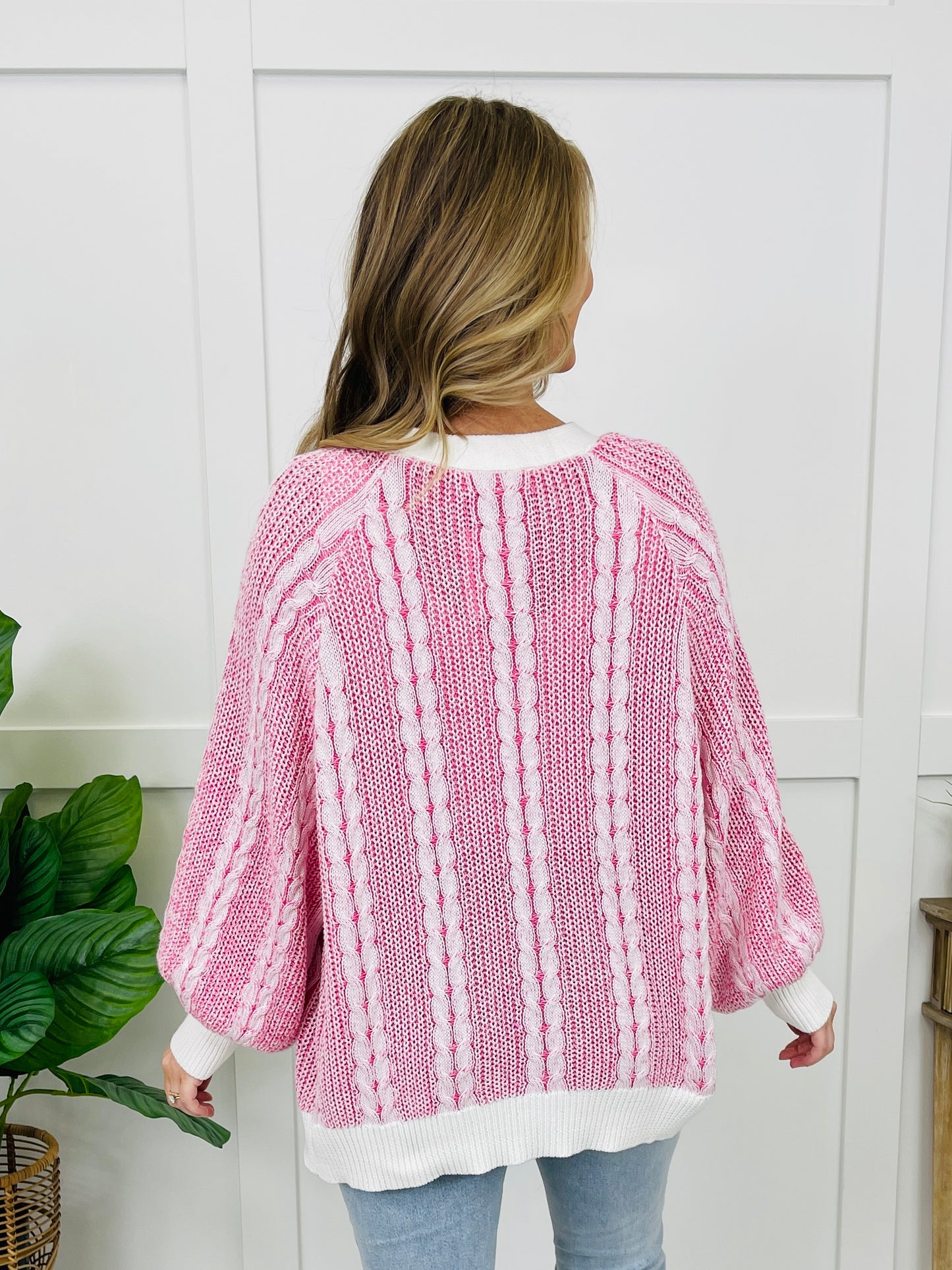 Sweet Comfort Cardigan In Pink