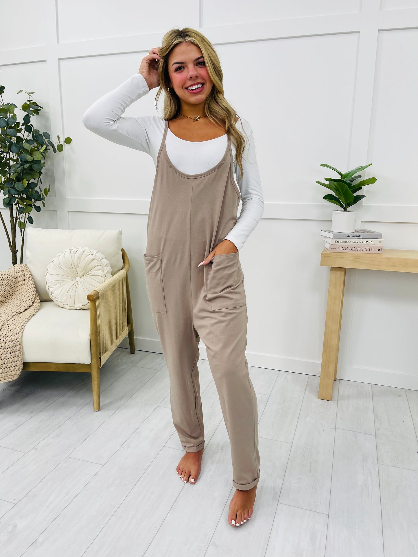 Restock! DOORBUSTER! Through High And Low Jumpsuit- Multiple Colors!