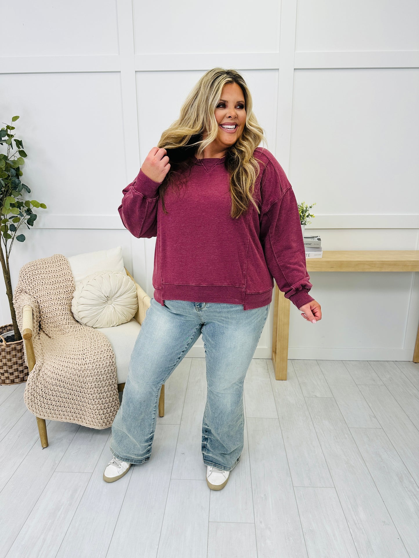 REG/CURVY Flex Fit Sweatshirt- Multiple Colors!