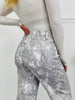 Keep It Camo Tummy Control Barrel Jeans