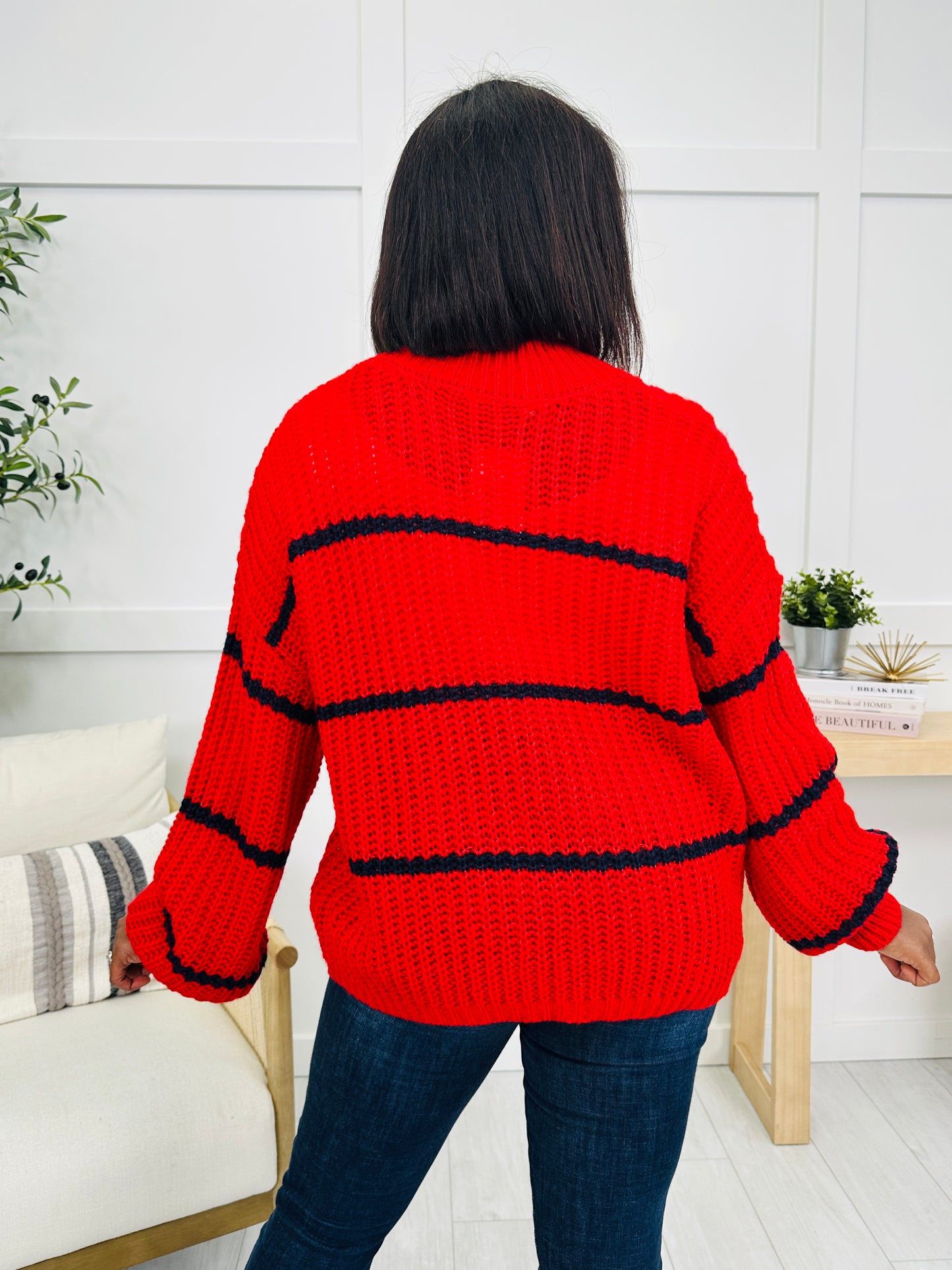 Turn The Tempo Sweater in Ruby