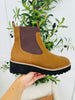 Uptown Ground Booties in Tan