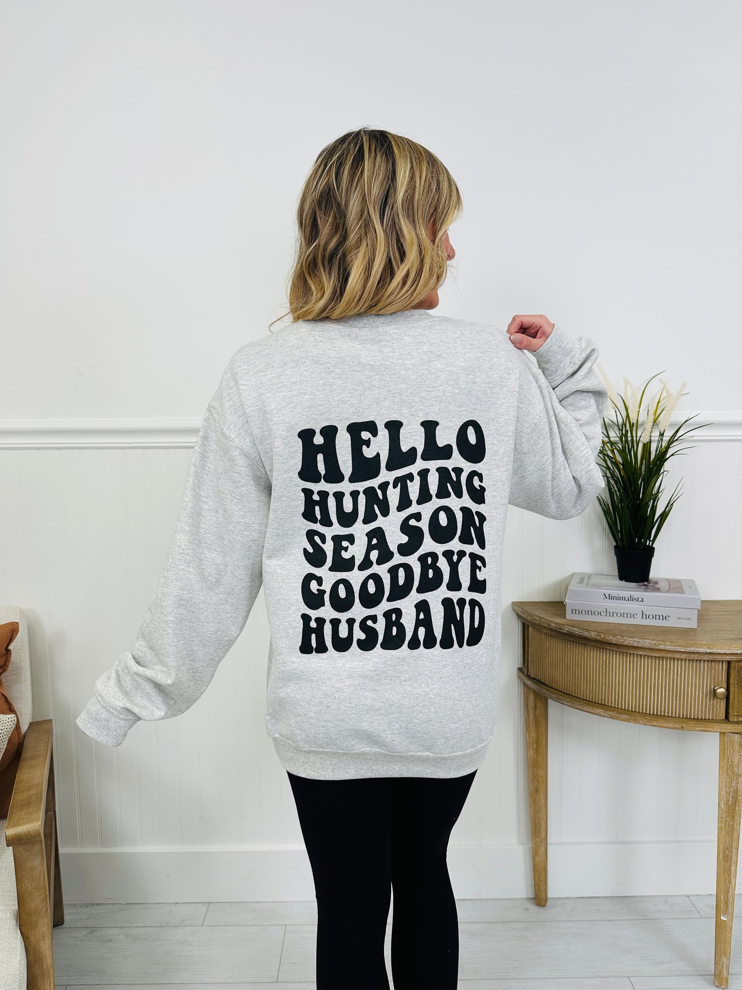 Hello Hunting Season Crewneck Sweatshirt-Multiple Colors!