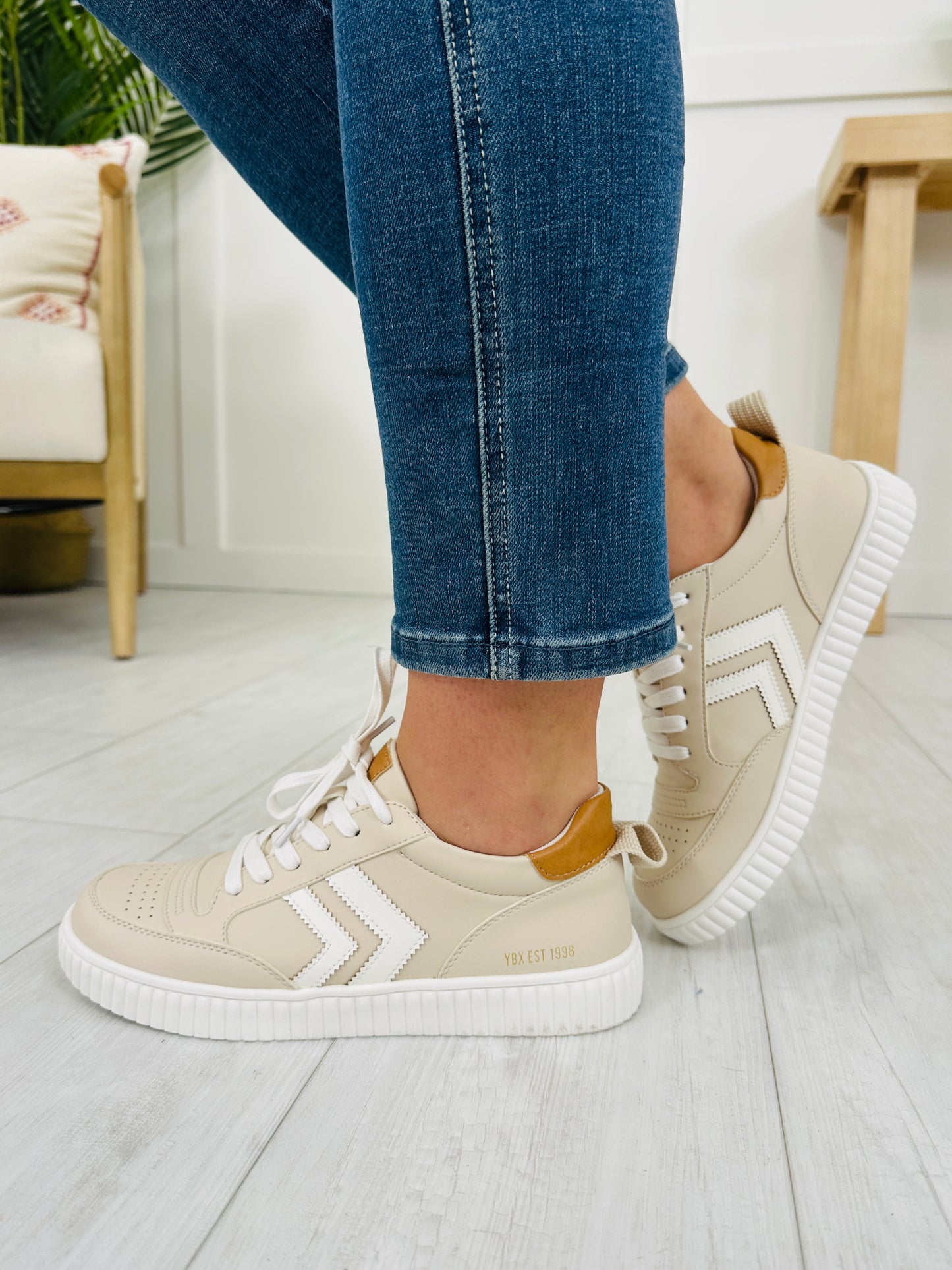 Cloud Stride Sneakers in Sand