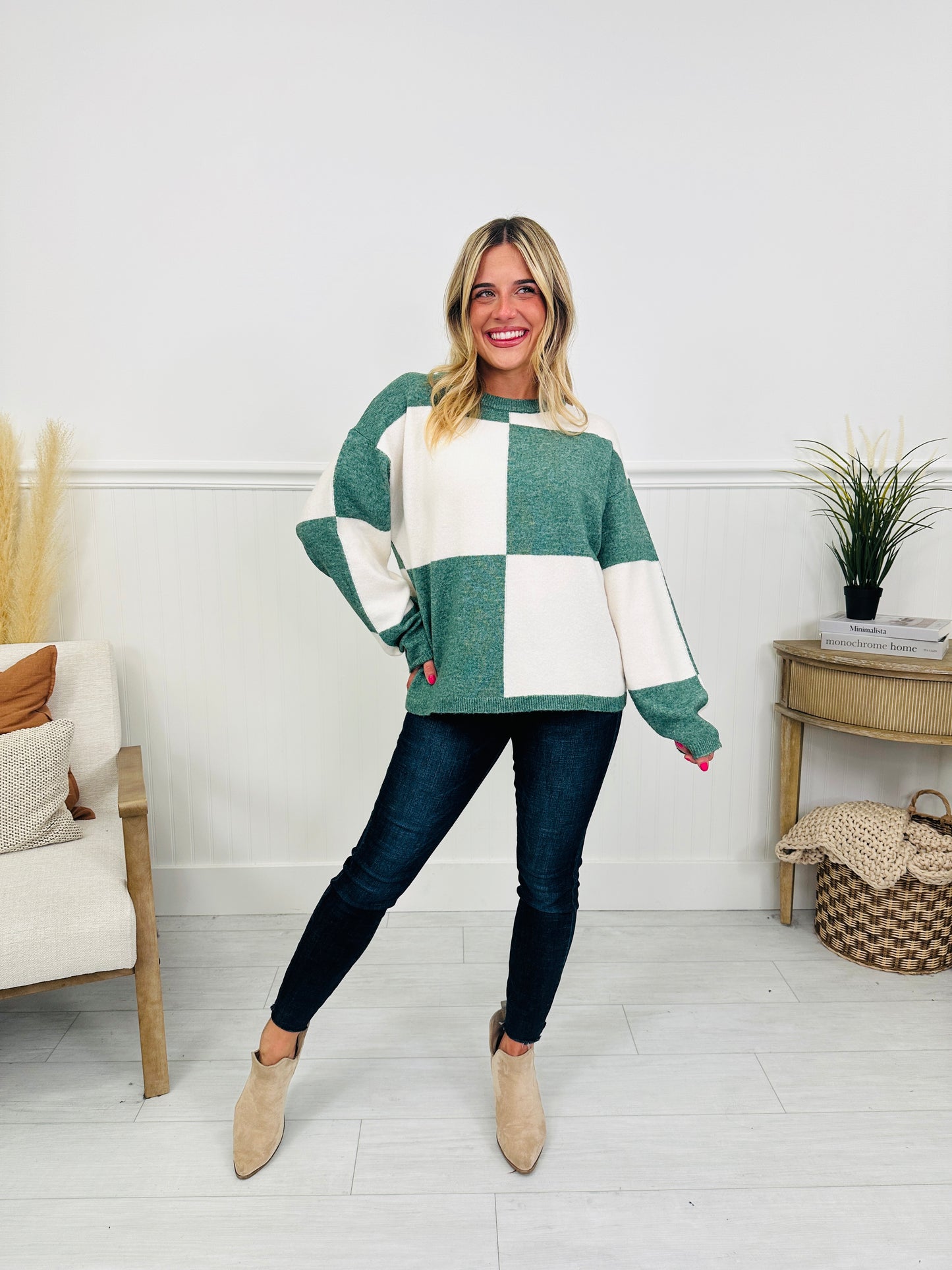 Check Into Fall Sweater- Multiple Colors!
