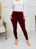 Nothing In The Way Leggings In Dk Burgundy