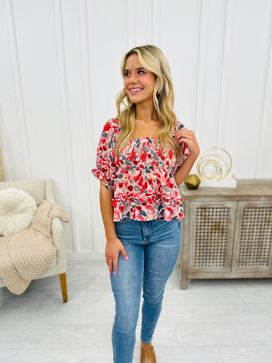 Blossoming Beauty In Full Bloom Top