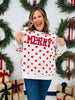 Merry On The Dot Crewneck