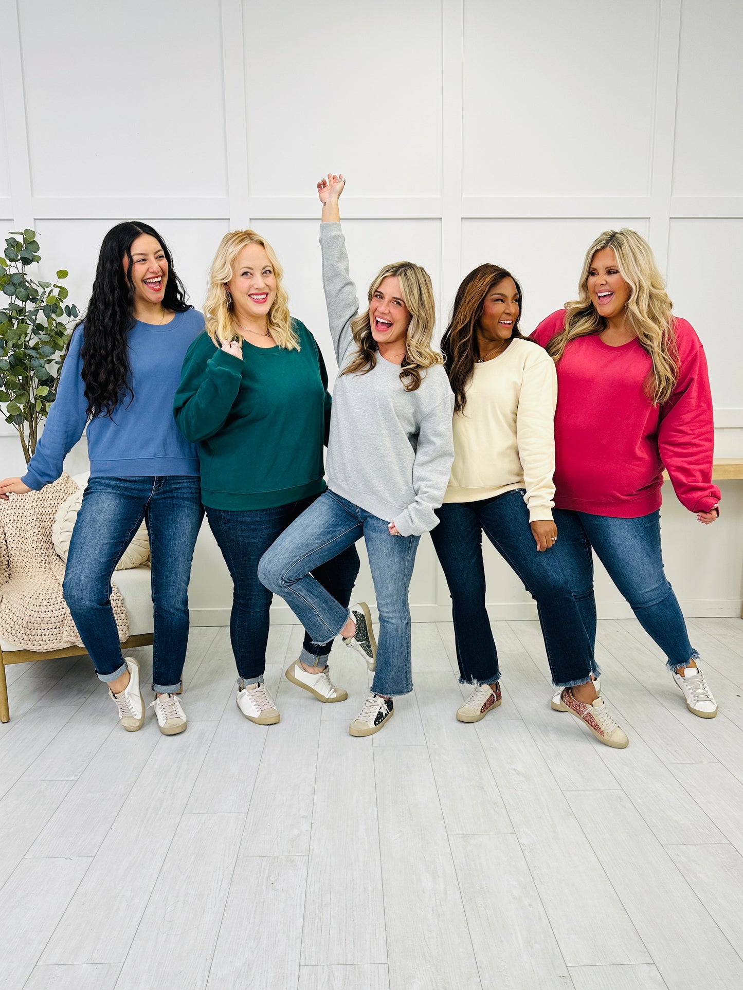 REG/CURVY MOCO Exclusive Basic Babe Pullover- Multiple Colors!