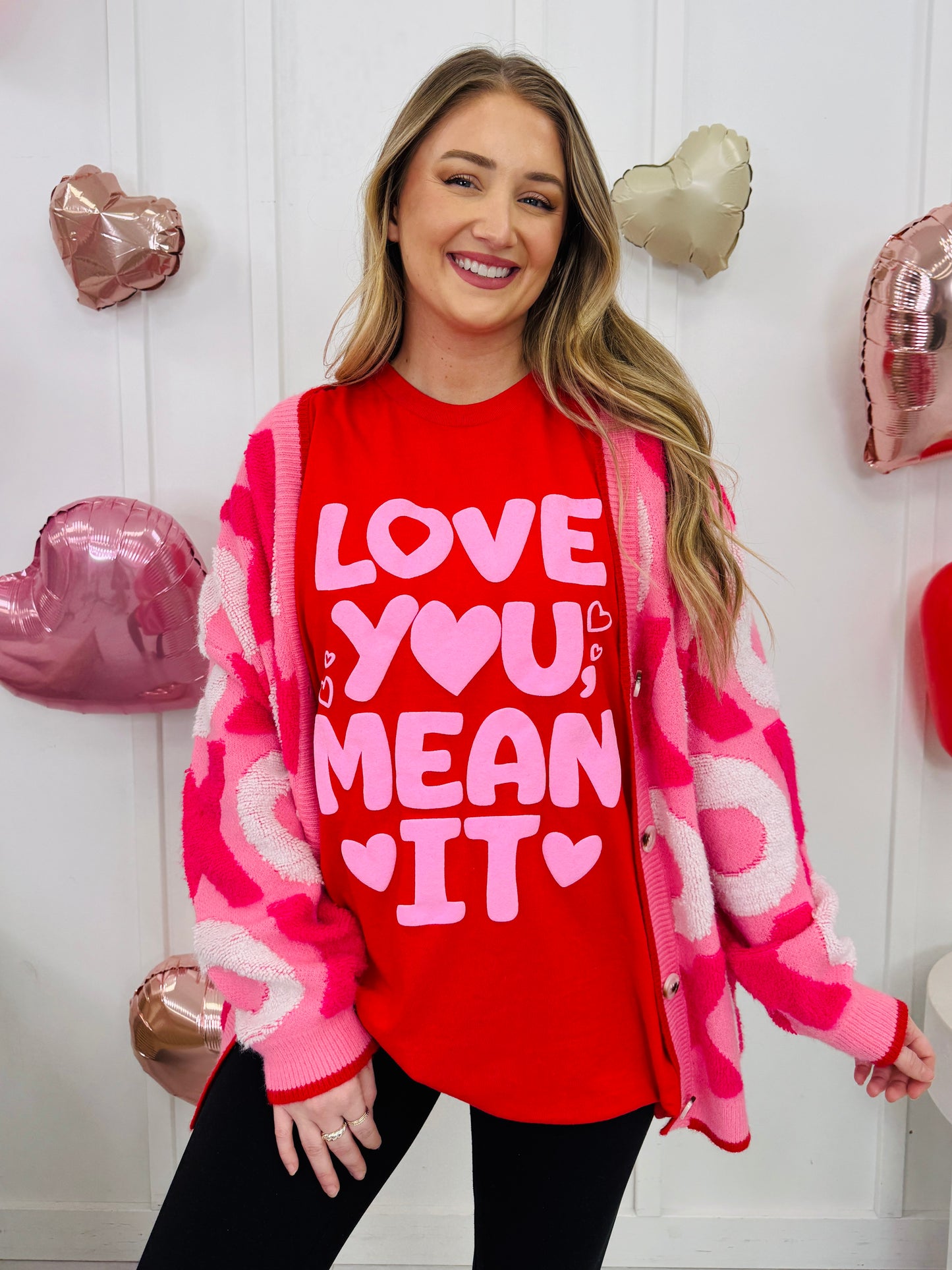 Love You, Mean It Graphic Tee
