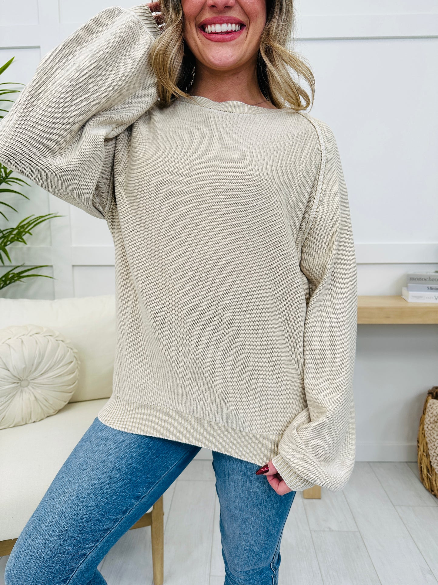 Creative Touch Sweater- Multiple Colors!