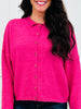 Keep It Classic Cardigan In Hot Pink