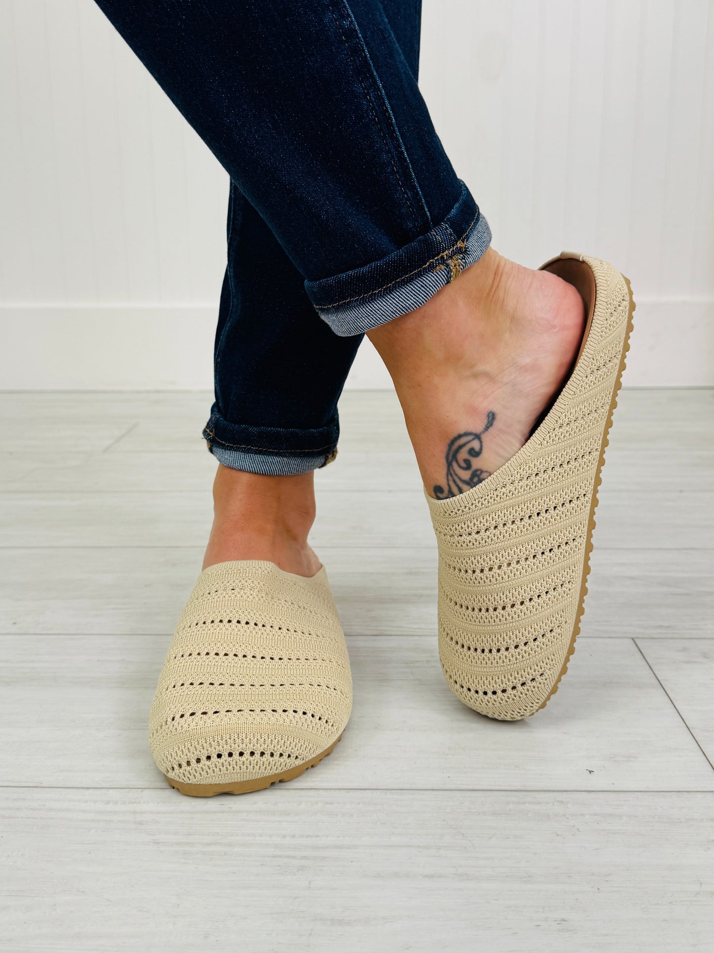 Off Duty Slipper In Bone