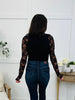The Sheer Statement Top In Black