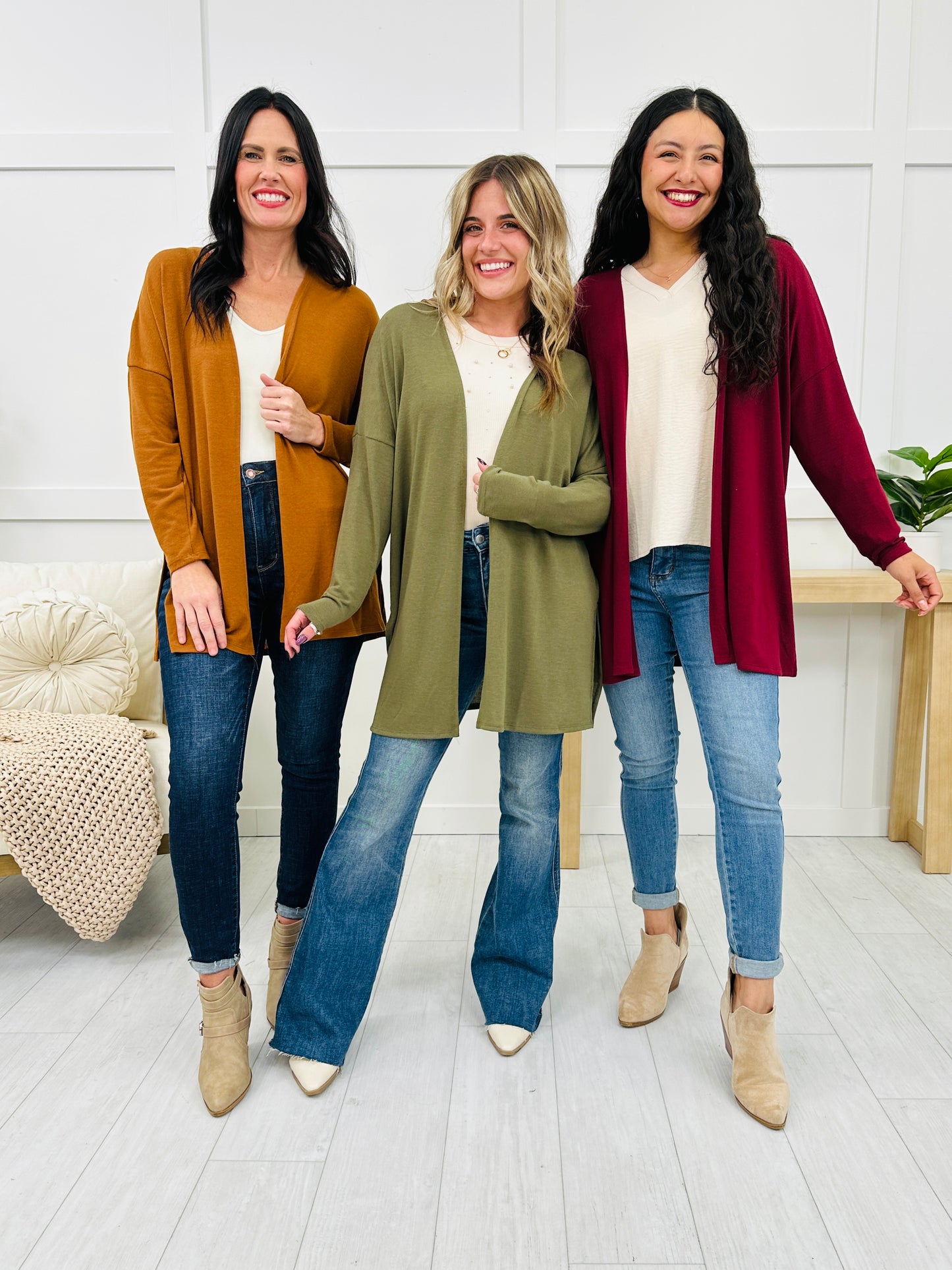 REG/CURVY The Comfiest Cardigan--Multiple Colors