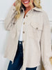 Soft Spot Shacket In Multiple Colors