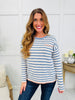 Seaside Stroll Sweater In Denim