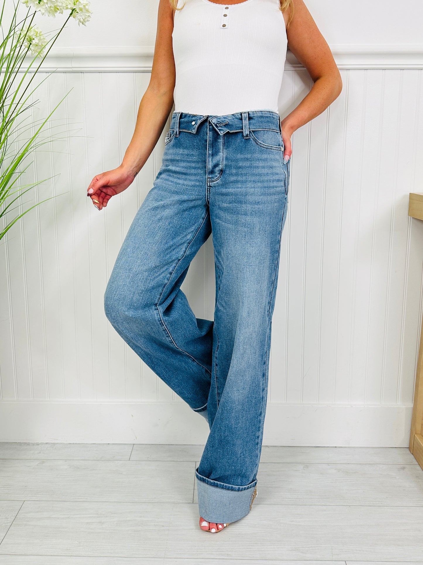 Judy Blue Leading The Trend Straight Jeans