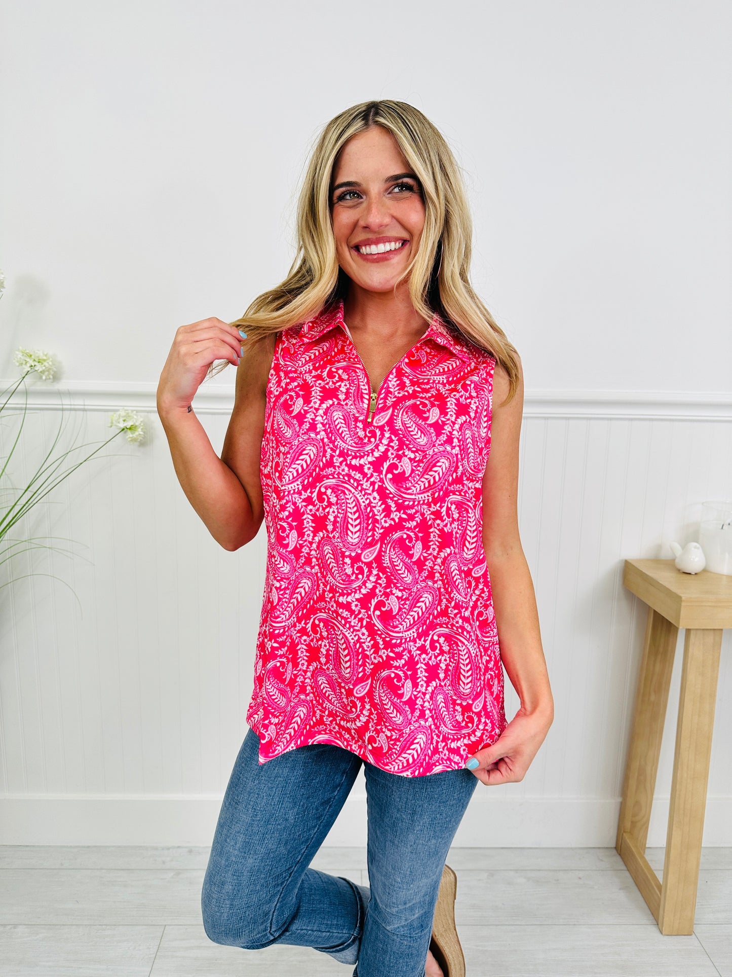 Heatwave Haven Tank Top in Hilton Head Print