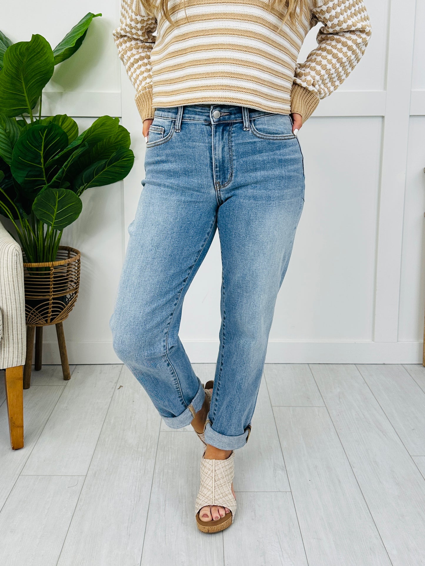 Judy Blue First Crush Boyfriend Jeans