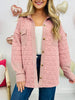 Edge Out Shacket in Blush