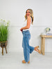 Judy Blue Make It Easy Ankle Wide Leg Jeans