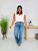 Triple Threat Wide Leg Tummy Control Jeans In Three Inseams