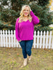 DOORBUSTER! REG/CURVY All Day Ease Top- Multiple Colors!