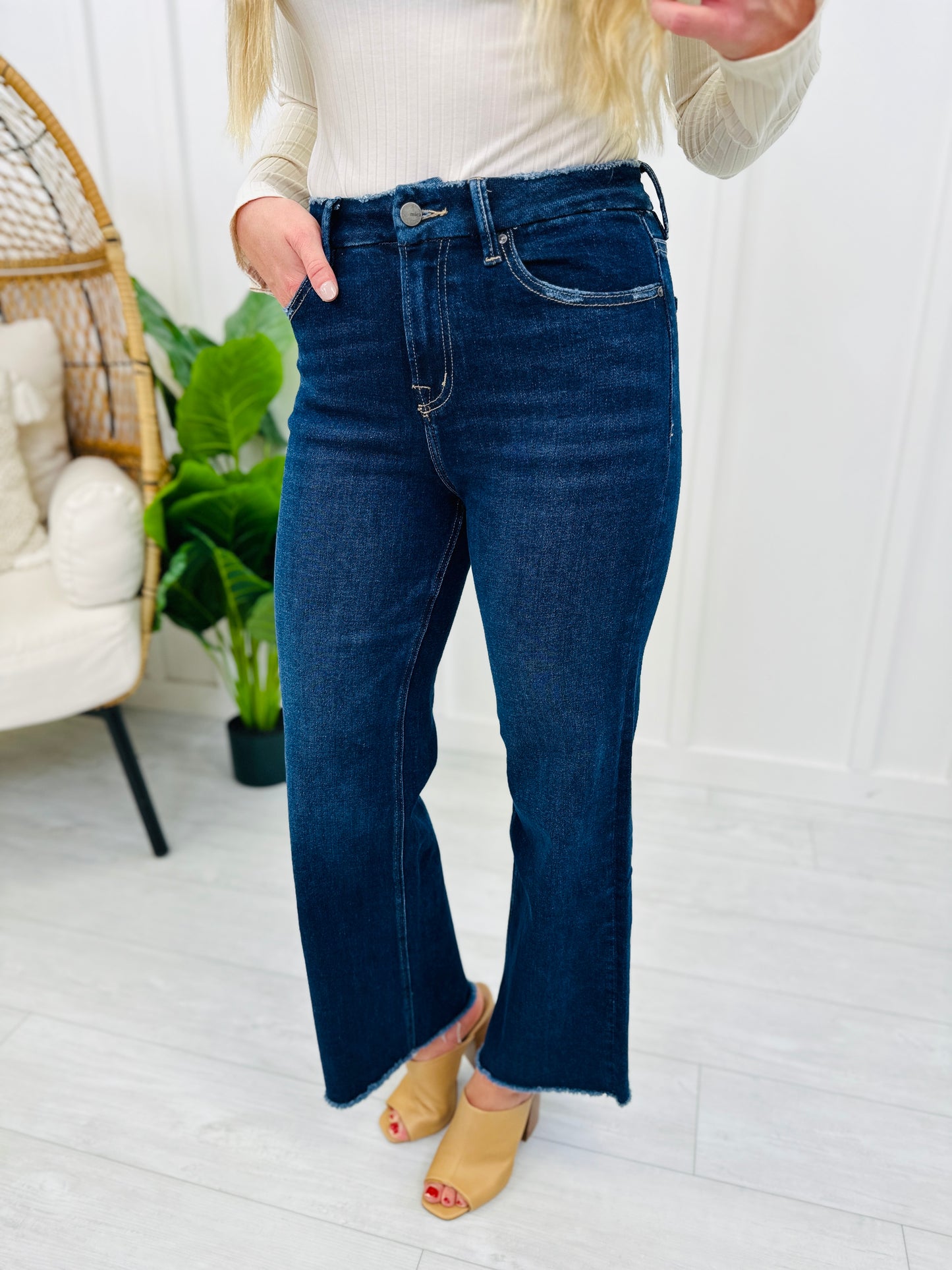 Mica Denim REG/CURVY Just Wanna Have Fun Wide Leg Jeans