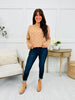 Café Dots Sweater In Camel/Ivory