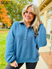 REG/CURVY MOCO Exclusive Super Snap Pullover Top- Multiple Colors!