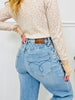 Judy Blue Stitched In Time Retro Wide Leg Jeans