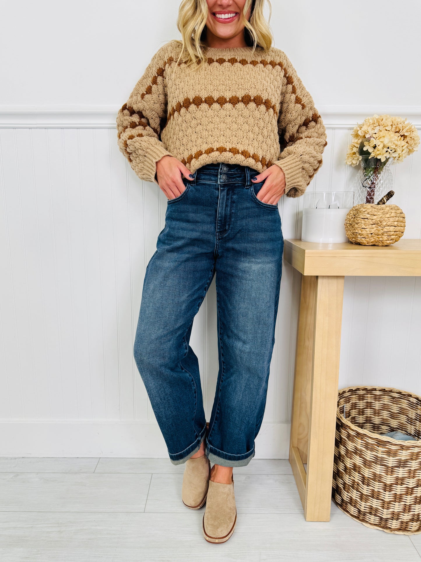 Judy Blue Twice As Nice Barrel Jeans