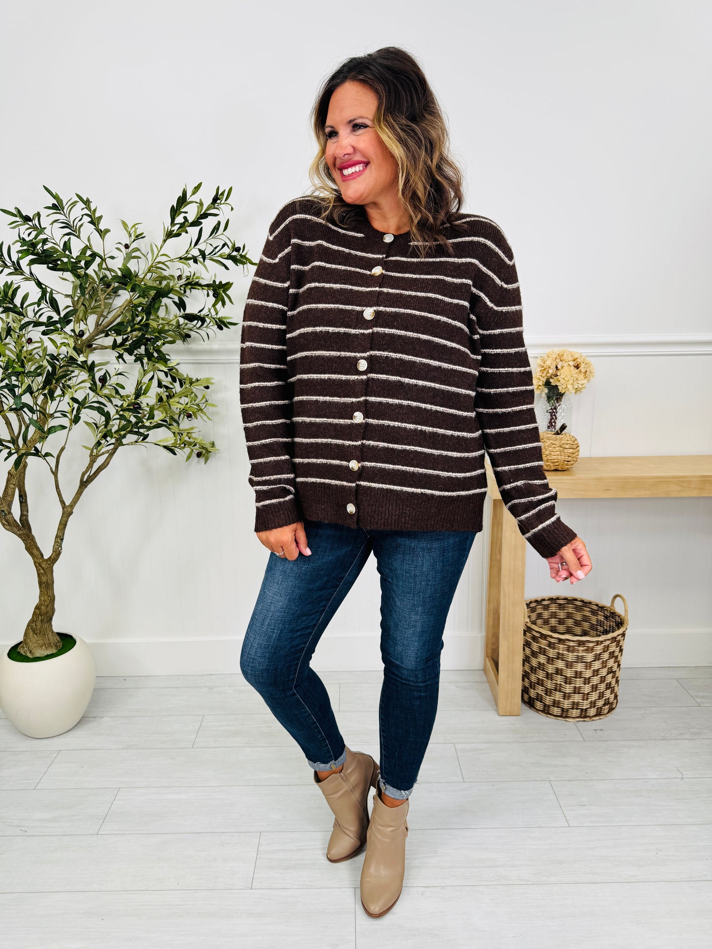 Sweet Stripe Cardigan In Multiple Colors