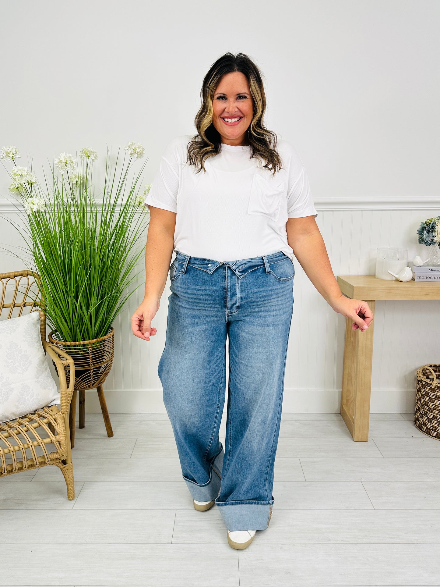 Judy Blue Leading The Trend Straight Jeans