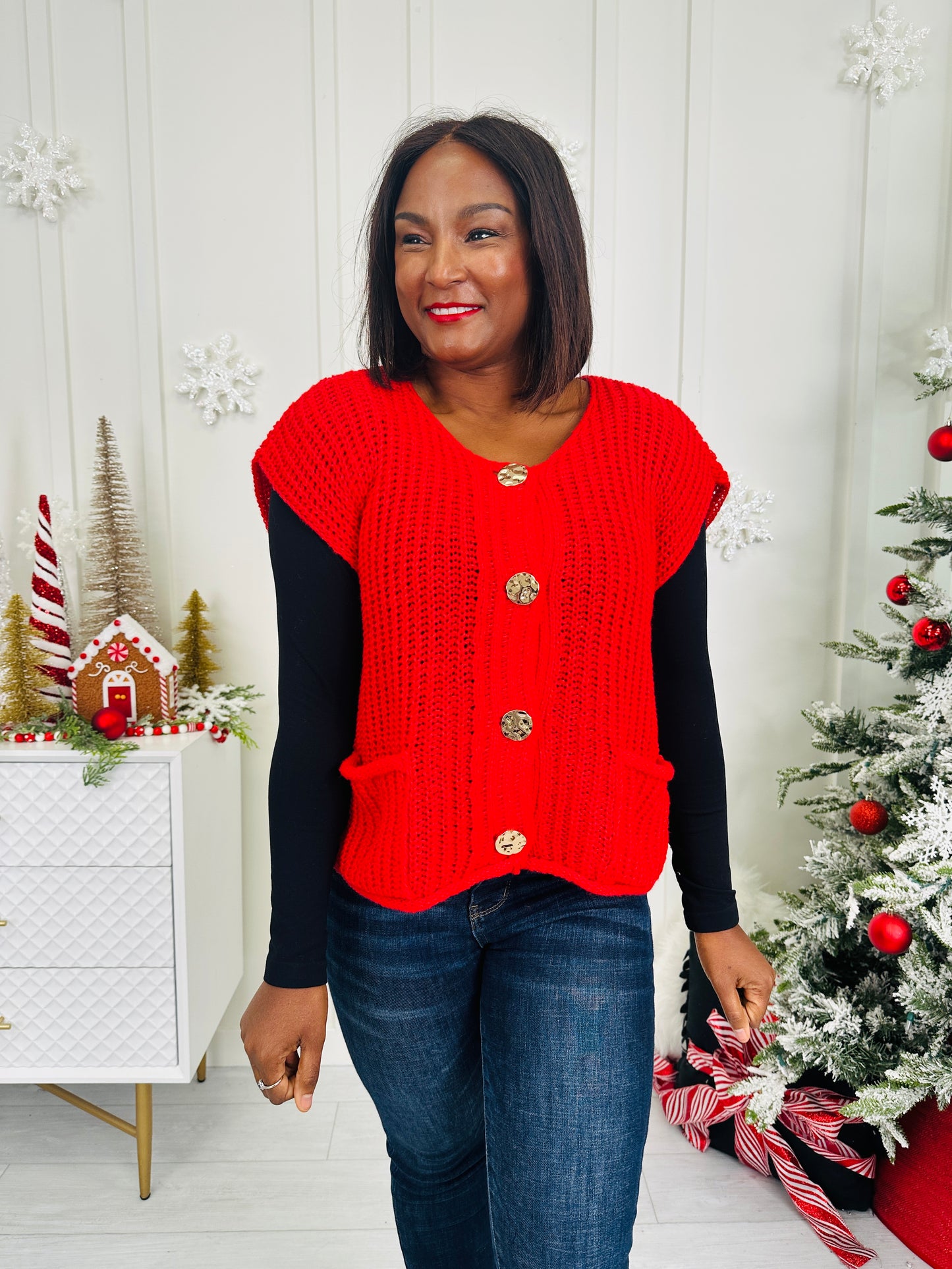 Knit Together Vest- Multiple Colors!