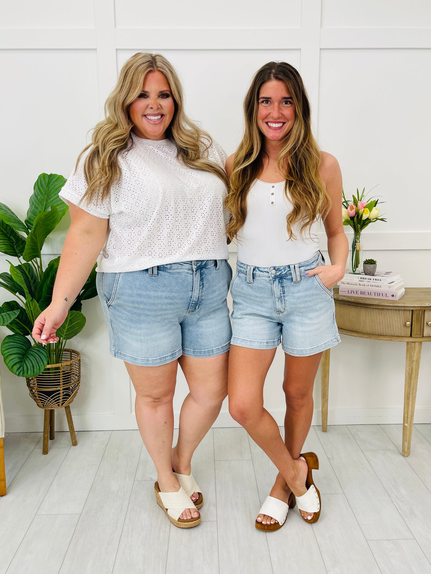 Judy Blue Classic Cutie Trouser Shorts