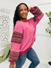 REG/CURVY A Forgotten Romance Sweater In Mauve