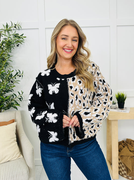 All Mixed Up Sweater in Black Multi