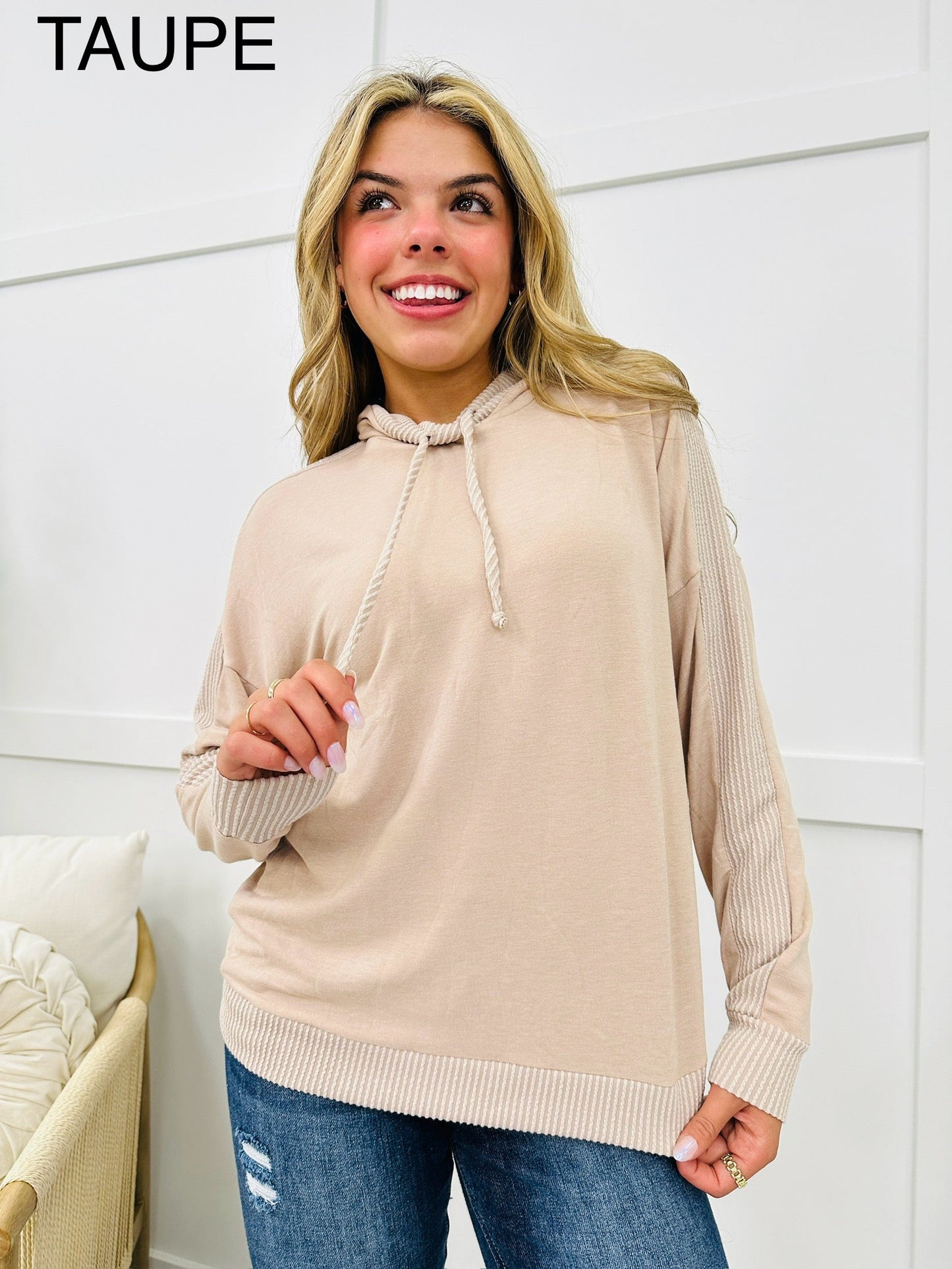 Hanging In There Hooded Top- Multiple Colors!