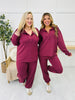 REG/CURVY Merlot Moves Joggers